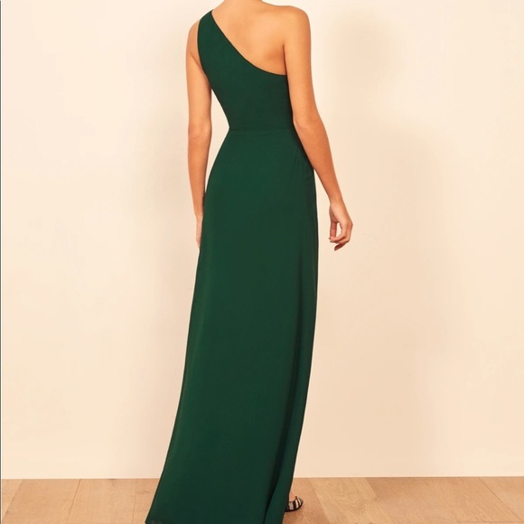 Reformation Evelyn Dress in Emerald *NEW* - Picture 4 of 7